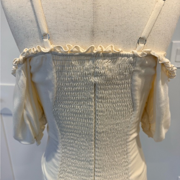 Reformation White Off-Shoulder Blouse - Picture 7 of 10